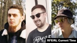 Maksim Haurylenka (left) and Uladzimer Mikhaylouski (center) were killed in the crash. Lyubou Zyamtsova (right) was injured and is in the hospital. 