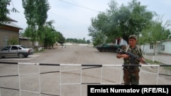 Кыргыз-өзбек чек арасы. Ош облусу.