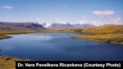 Ресей-Моңғолия шекарасындағы Алтай-Саян аймағы.  