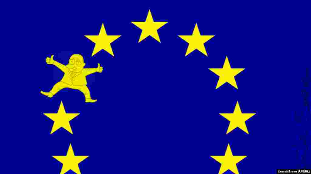 Карикатура російського художника Сергія Йолкіна