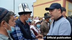 Садыр Жапаров Баткенге 6-майда барды. 