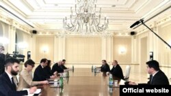 Prezident İlham Əliyevin ATƏT sərdi və nümayəndə heyəti ilə görüşü, 14 mart 2021