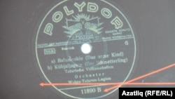 Икенче дөнья сугышы әсирләре җырлары яздырылган тәлинкә