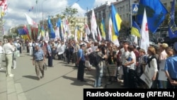 Украин тилин коргоо боюнча Харьковдогу акция. 20-август, 2012-жыл. 