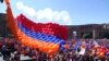 Crowds Gather At Armenian Parliament