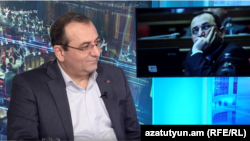 Член Верховного органа АРФД Арцвик Минасян в студии Азатутюн ТВ, Ереван, 3 февраля 2020 г.
