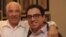 Iranian-American consultant Siamak Namazi (right) is pictured with his father, Baquer Namazi. The two were arrested by Iranian authorities in 2015 and 2016, respectively. Baquer Namazi was released in 2022.