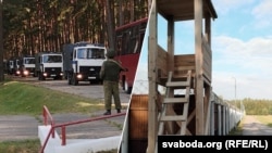 Лагерь для критиков режима Лукашенко под Минском.  