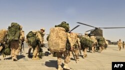 نیروهای امریکایی در حال خروج از کندهار