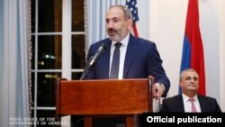 Armenian Prime Minister Nikol Pashinian in New York on September 23