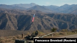 Нерӯҳои ҳофизи сулҳи Русия дар Қарабоғи Кӯҳӣ.