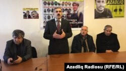 Siyasi Məhbusları Müdafiə Mərkəzinin toplantısı.