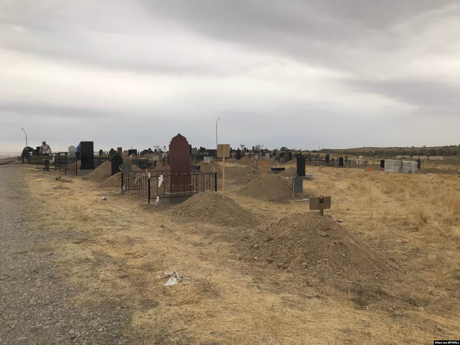 Шымкенттегі Жібек жолы мұсылмандар зираты. 16 тамыз 2020жыл.