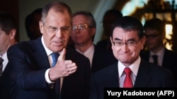 Ռուսաստանի և Ճապոնիայի ԱԳ նախարարներ Սերգեյ Լավրով և Տարո Կոնո, արխիվ