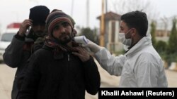 Սիրիայում ջերմաչափում են իրականացնում, մարտ, 2020թ.