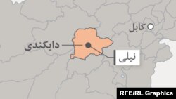 ولایت دایکندی در نقشه افغانستان 