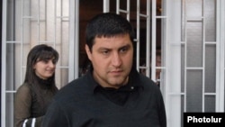 Armenia - Mushegh Antonian, a witness in the trial of opposition deputy Hakob Hakobian, 26May2009