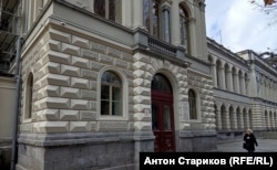 Здание на проспекте Руставели, в котором в 1918 году была провозглашена независимость Грузии