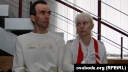 Марына Лобава і мужам Юрыем Якубоўскім