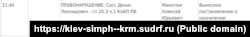 Інформація про розгляд адміністративної справи стосовно жителя Криму Дениса Сасса у підконтрольному Росії Київському районному суді Сімферополя, квітень 2025 року