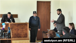 Դավիթ Սանասարյանը դատարանում, փետրվար, 2020թ.