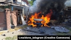 Наслідки російського удару в Нікополі, червень 2025 року