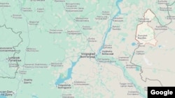 Жанибекский район на западе Казахстана. Google-карта