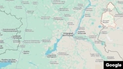 Жанибекский район на западе Казахстана. Google-карта