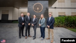 ABŞ gömrük-sərhəd xidmətinin təmsilçiləri Yerevanda. 