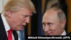 Վիետնամ - ԱՄՆ նախագահ Դոնալդ Թրամփը և Ռուսաստանի նախագահ Վլադիմիր Պուտինը Ասիական-խաղաղօվկիանոսյան տնտեսական համագործակցության գագաթնաժողովի ժամանակ, Դանանգ, 11-ը նոյեմբերի, 2018թ․