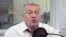 Orsýetiň Döwlet Dumasynyň wise-spikeri, Orsýetiň Liberal demokratik partiýasynyň (OLDP) lideri Wladimir Žirinowskiý Azatlyk Radiosynyň Moskwadaky studiosynda.