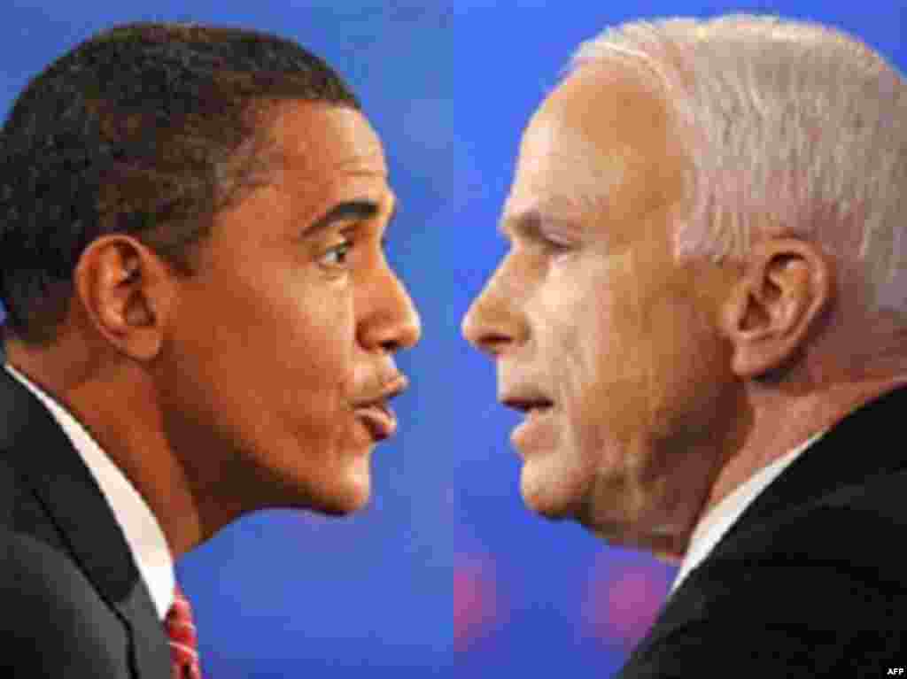 Демократ Барак Обама жана анын шайлоодогу атаандашы Жон Маккейн - Барак Обаманын атаандашы, республикачылардын талапкери Жон Маккейн шайлоо өнөктүгү маалында түзгөн жумушчу орундарынын саны жана өндүргөн продукциясы жагынан өтө маанилүү деп эсептелген компанияларга салык төлөө жагынан жеңилдик берүүнү, америкалыктар төлөй албай калган 11 миллиондой ипотекалык кредитти банктардан өкмөт сатып алышы керек деп бир нече ирээт кайталады.  Ал эми демократ Обама шайлоо өнөктүгү учурунда жылына 250 миң доллардан ашыкча киреше тапкандар үчүн салыктарды көбөйтүп, иштеп тапкан акчасы аталган суммага жетпегендерге болсо алык-салык жагынан жеңилдиктерди бергиси келет. Андайлар, Обаманын эсебинде, калктын дээрлик 95 процентине жетет. Маккейн мындай саясат экономиканын бүткүл негизин бүлүнтөрүн эскертип, Обамадан айрымаланып ал салыктарды кыскартуу, кошумча жумушчу орундарды көбөйтүү аркылуу экономиканы өнүктүргөнгө жетишерин белгиледи.  Обама менен Маккейндин шайлоо өнөктүгү дүйнөлүк 