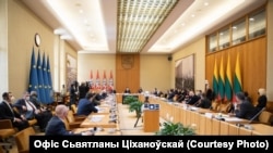 "Калиновский шеринеси".  Вильнюс, Литва. 2021-жылдын 22-марты. 