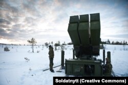 Нарвэска-амэрыканская сыстэма NASAMS на вучэньнях у Нарвэгіі ў 2010 годзе