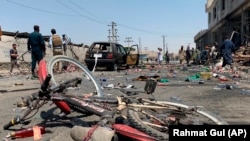 Кабулдагы жардыруу болгон жер. 25-июль 2019-жыл