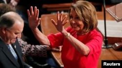 Нэнси Пелоси на заседании конгресса США в Вашингтоне, 3 декабря 2019 года 