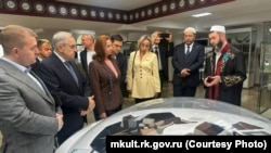 Сустрэча дэлегацыі анэксаванага Расеяй Крыму ў муфтыяце Беларусі