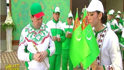 Aşgabatda geçiriljek sport ýaryşyna niýetlenip, 1.300 komplekt eşik taýýarlanyldy