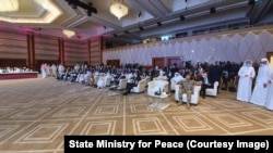 مراسم افتتاحیه مذاکرات صلح بین افغانان در قطر