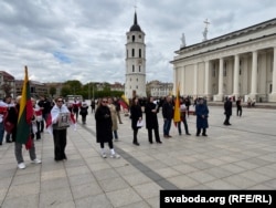 У Вільні прайшлі акцыі салідарнасьці зь беларускімі палітвязьнямі