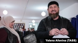 Рамзан жана Аймани Кадыровдор 