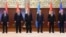 TAJIKISTAN -- Leaders pose as they attend a meeting of the Collective Security Council of the Collective Security Treaty Organization (CSTO) in Dushanbe, September 16, 2021