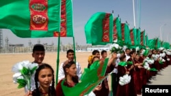 Церемония открытия нового объекта в Туркменистане (архивное фото)