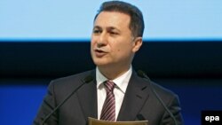 Macedonian Prime Minister Nikola Gruevski (file photo)