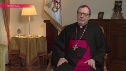 Кому вірить папа Франциск. Розмова з послом Ватикану в Україні, який побував на Донбасі (відео)
