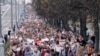 راهپیمایی کارگران، محصلان و متقاعدان برای کناره‌گیری لوکاشنکا در بلاروس