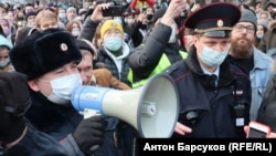 Акция протеста 21 апреля в Новосибирске (архивное фото)