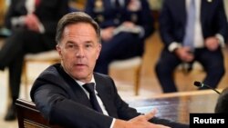 Генсек НАТО Марк Рютте під час переговорів у Вашингтоні, 18 серпня 2025 року 