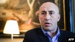 Former Kosovo Prime Minister Ramush Haradinaj has described himself as a "political hostage."