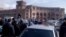 Таксисты-частники перекрыли площадь Республики в Ереване, 2 арта 2015 г․